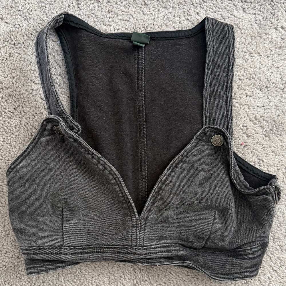 Wild Fable Black Crop Top Sz small